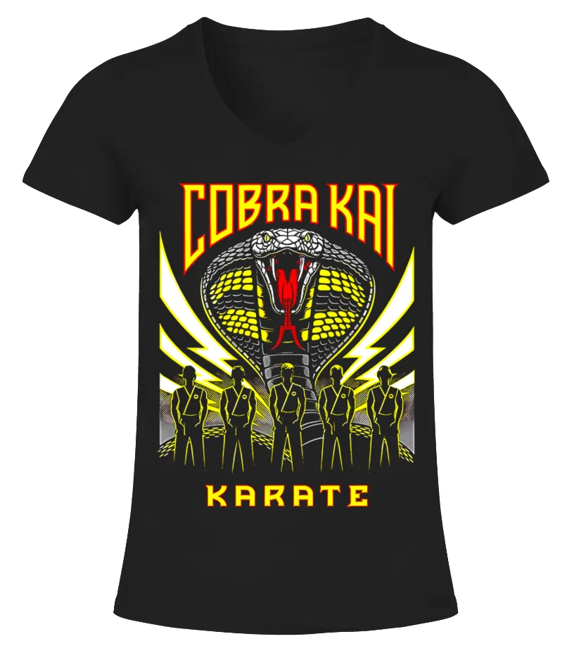 096. The Karate Kid BK Camiseta cuello pico Mujer