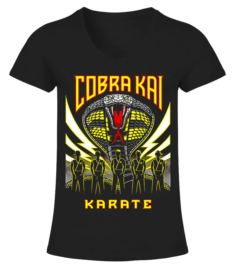 096. The Karate Kid BK Camiseta cuello pico Mujer