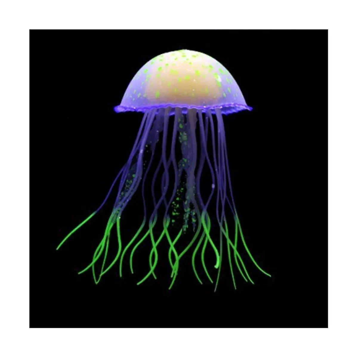 12pcs Sea Moon Luminous Simulation Jellyfish Wholesale Silicone Fluorescent Luminous Floating Fish