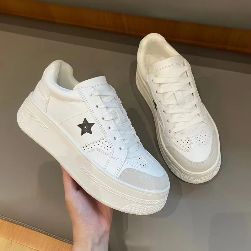 2024 zapatos de diseñador nuevos zapatos casuales para mujeres espesas con el suela zapatos deportivos sports genuinos casuales 