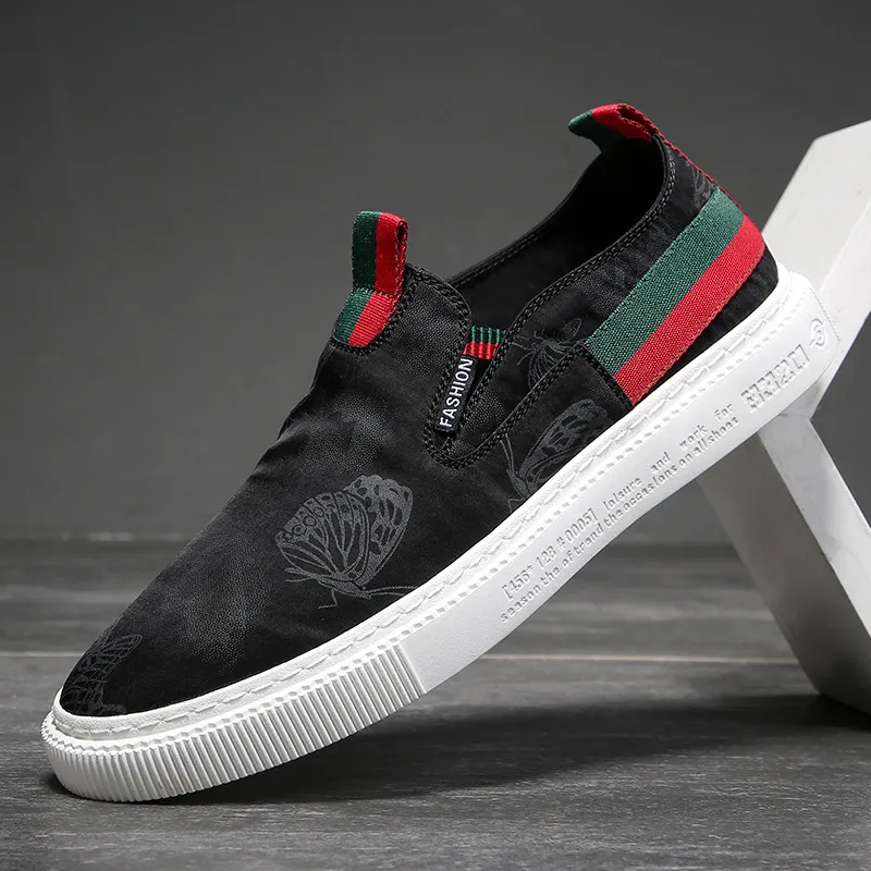 2025 zapatos de lona para hombres nuevos zapatos deportivos de mariposa de mariposa