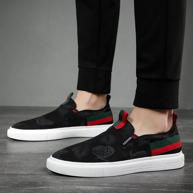2025 zapatos de lona para hombres nuevos zapatos deportivos de mariposa de mariposa