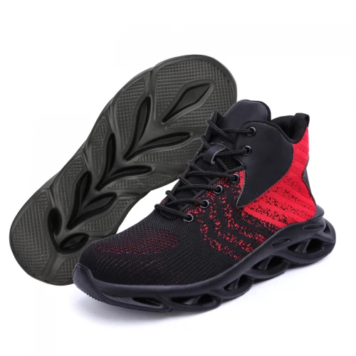 2075 zapatos de seguridad deportivos de moda antipinchazos con punta de acero y suela de EVA blanda para trabajo