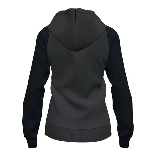 ACADEMY IV ZIPUP HOODIE ANTHRACITE BLACK