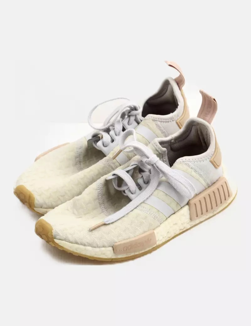 Adidas Deportiva beige cordones
