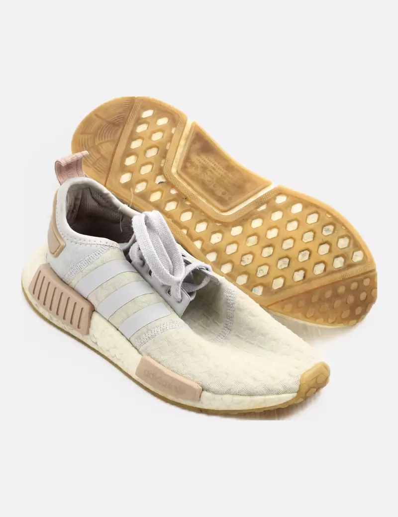 Adidas Deportiva beige cordones