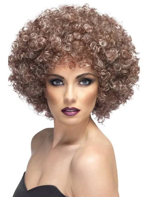 Afro Wig,Blonde & Brown