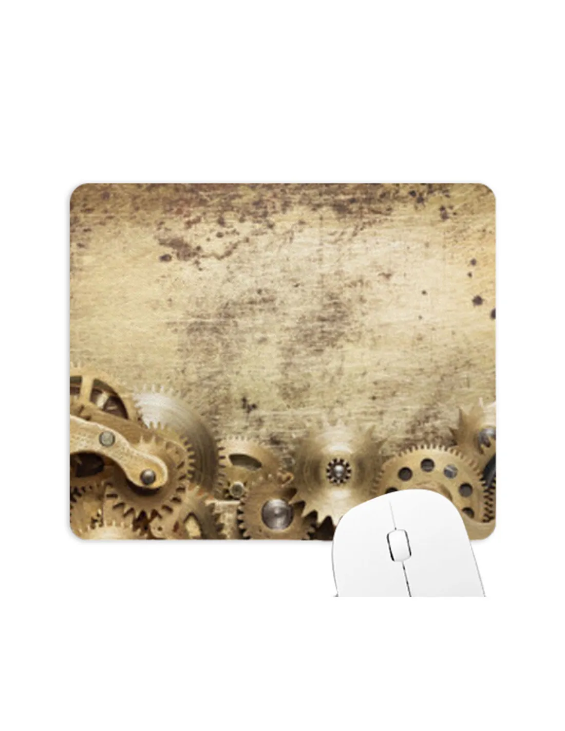 Alfombrilla Ratón Rectangular engranajes SteamPunk (23,5x19,5 cm)
