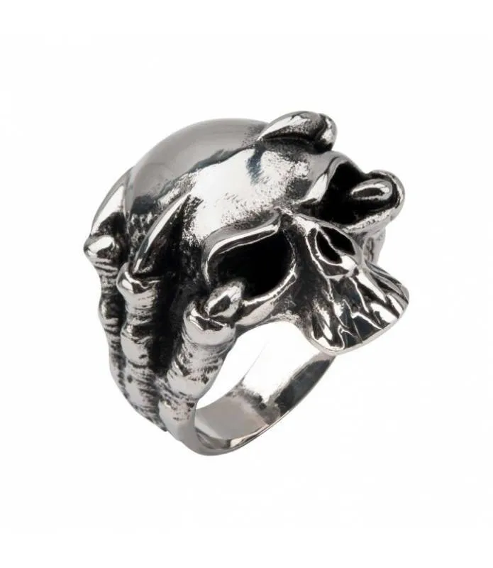 Anillo acero Stainless Steel Men ring calavera y garra CLAW SKULL FR365