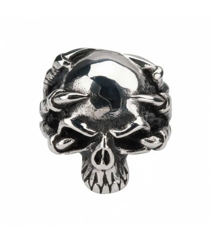 Anillo acero Stainless Steel Men ring calavera y garra CLAW SKULL FR365