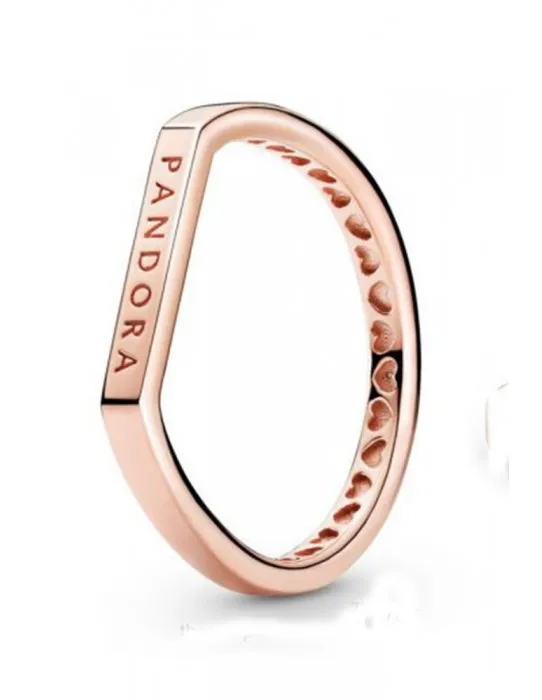 Anillo barra con Logo rosé 189048C00