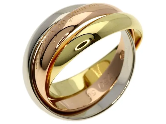 Anillo Cartier Trinity #50 Dorado 