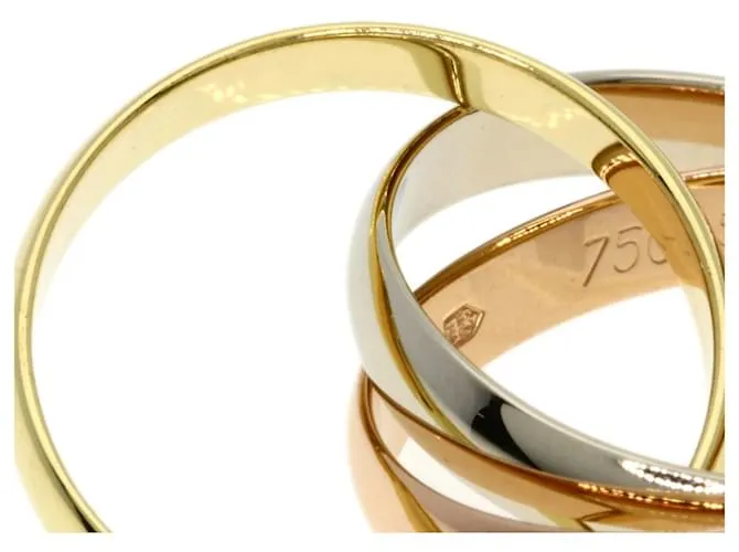 Anillo Cartier Trinity #50 Dorado 