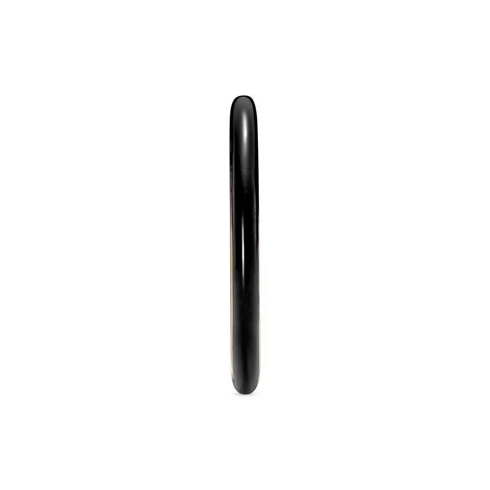 Anillo con un recubrimiento en oro rosa de 14k Esmalte Negro Pandora ME
