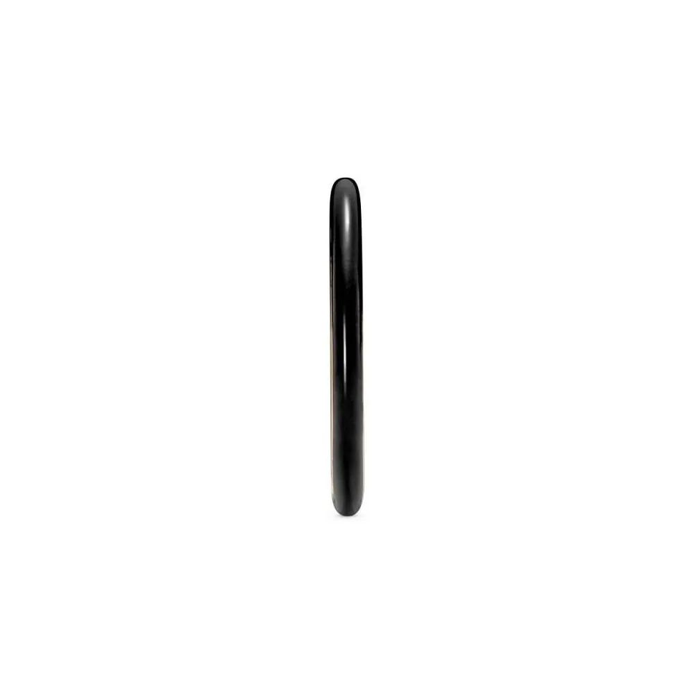 Anillo con un recubrimiento en oro rosa de 14k Esmalte Negro Pandora ME