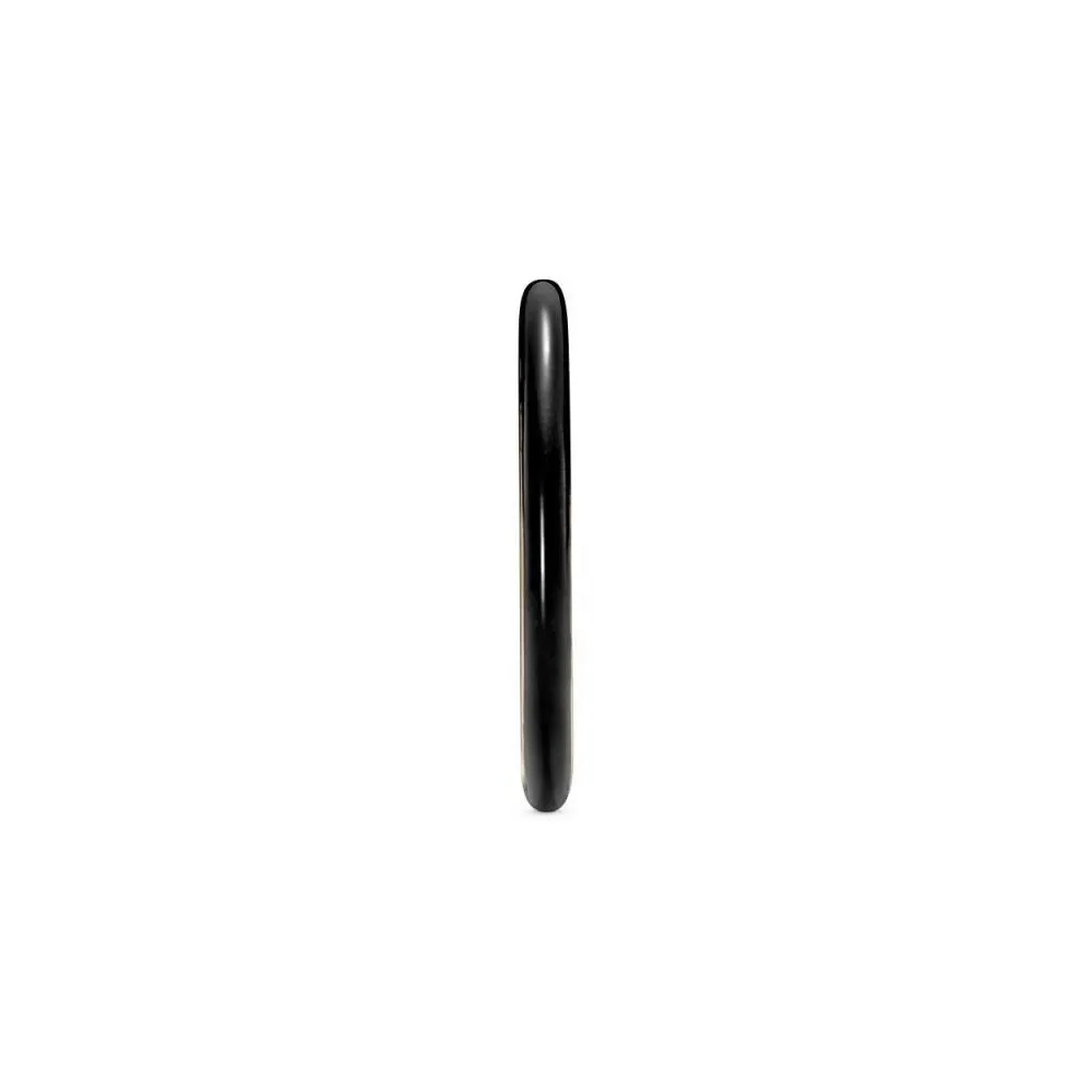 Anillo con un recubrimiento en oro rosa de 14k Esmalte Negro Pandora ME