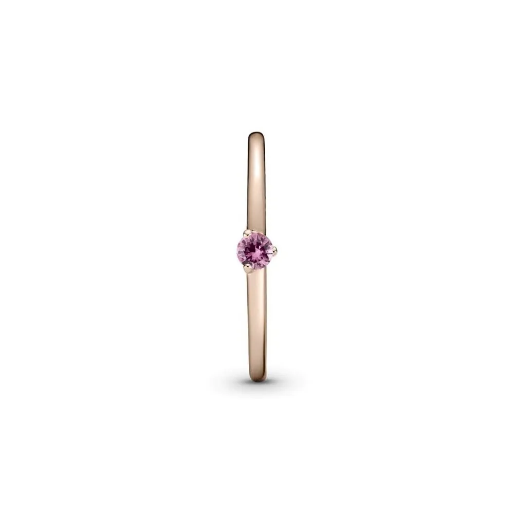 Anillo en Pandora Rose Solitario Rosa