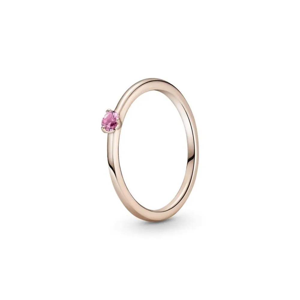 Anillo en Pandora Rose Solitario Rosa