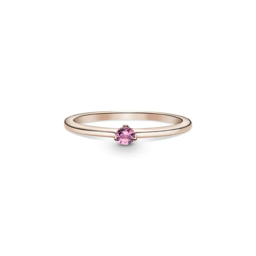 Anillo en Pandora Rose Solitario Rosa