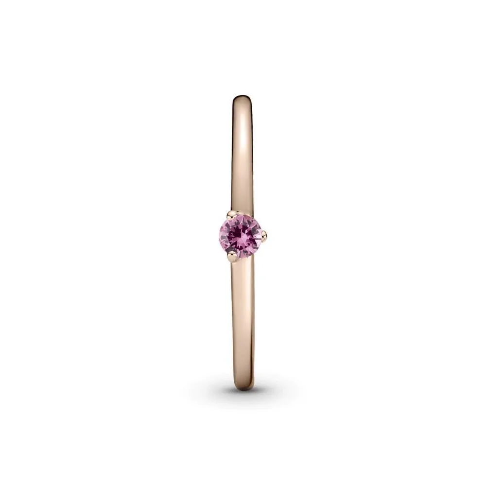 Anillo en Pandora Rose Solitario Rosa