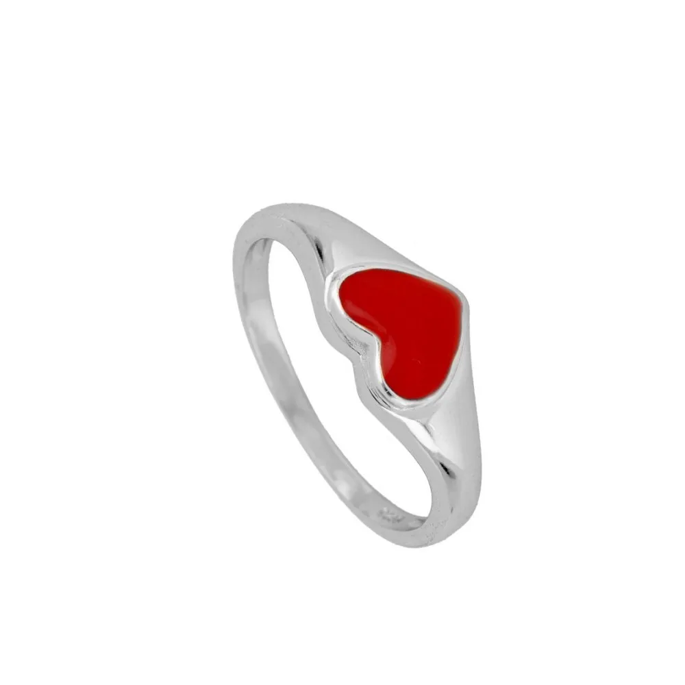 Anillo Heart Rojo