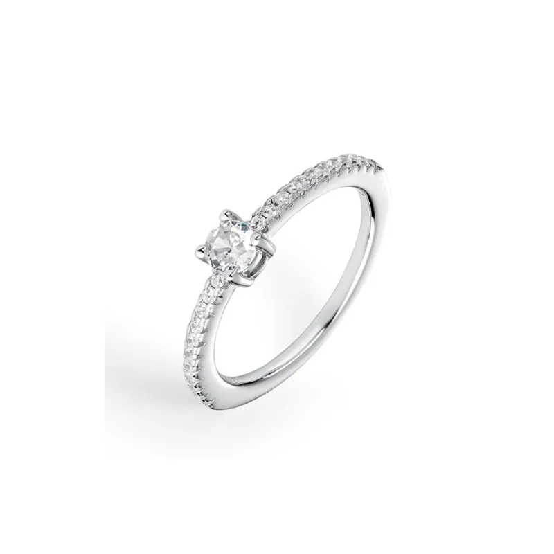 ANILLO ITEMPORALITY PAVé PLATA CON CIRCONITAS SRN101111