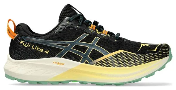 Asics Asics Fuji Lite 4 Negro Amarillo Zapatillas Trail Running