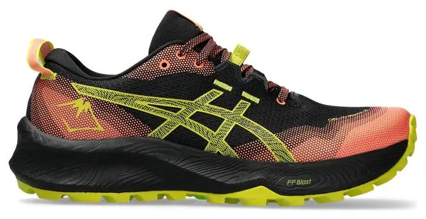 Asics Asics Gel Trabuco 12 Negro Rosa Amarillo Zapatillas Trail Running Mujer