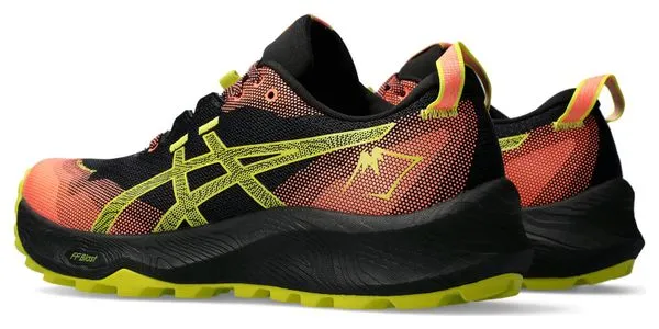 Asics Asics Gel Trabuco 12 Negro Rosa Amarillo Zapatillas Trail Running Mujer