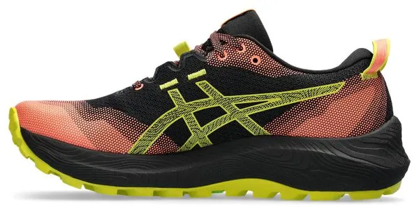 Asics Asics Gel Trabuco 12 Negro Rosa Amarillo Zapatillas Trail Running Mujer