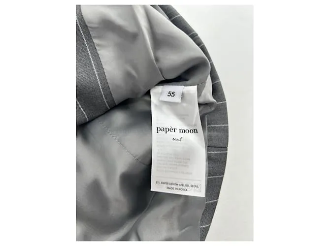 Autre Marque LUNA DE PAPEL  Tops T.International M Poliéster Gris 