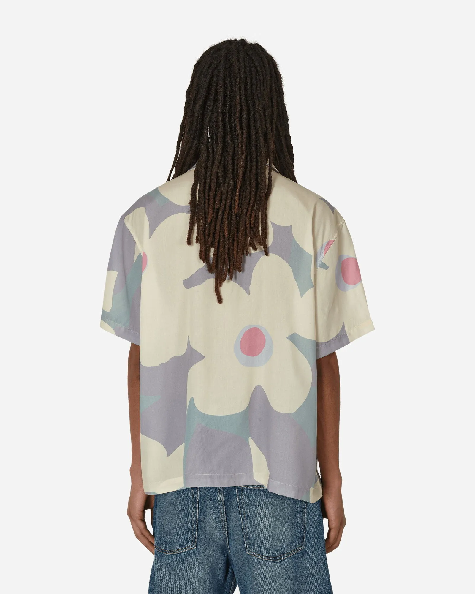 Awake NY Floral Camp Shirt Grey