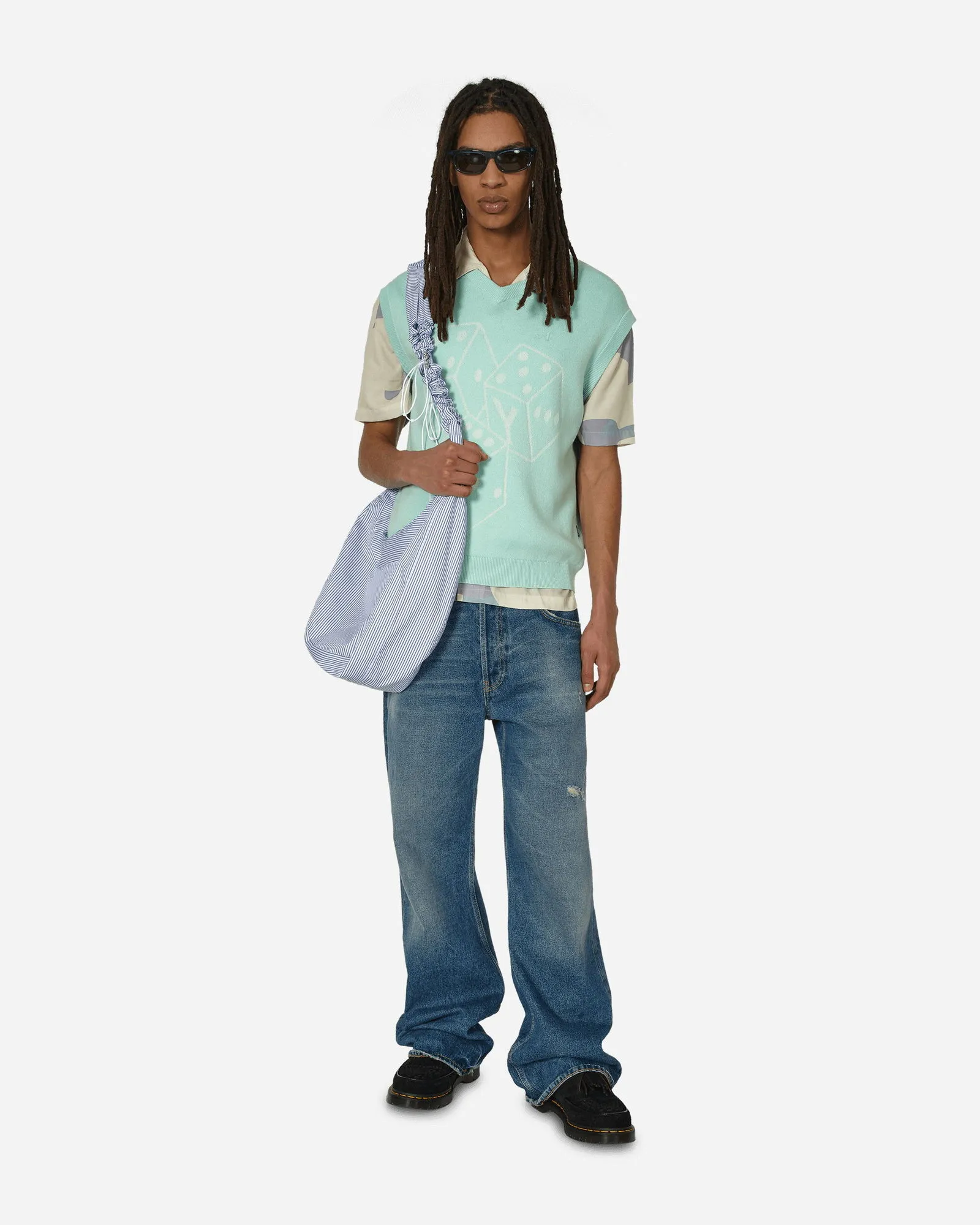Awake NY Floral Camp Shirt Grey