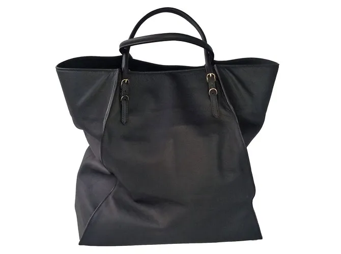 Balenciaga Canasta de papel Negro 