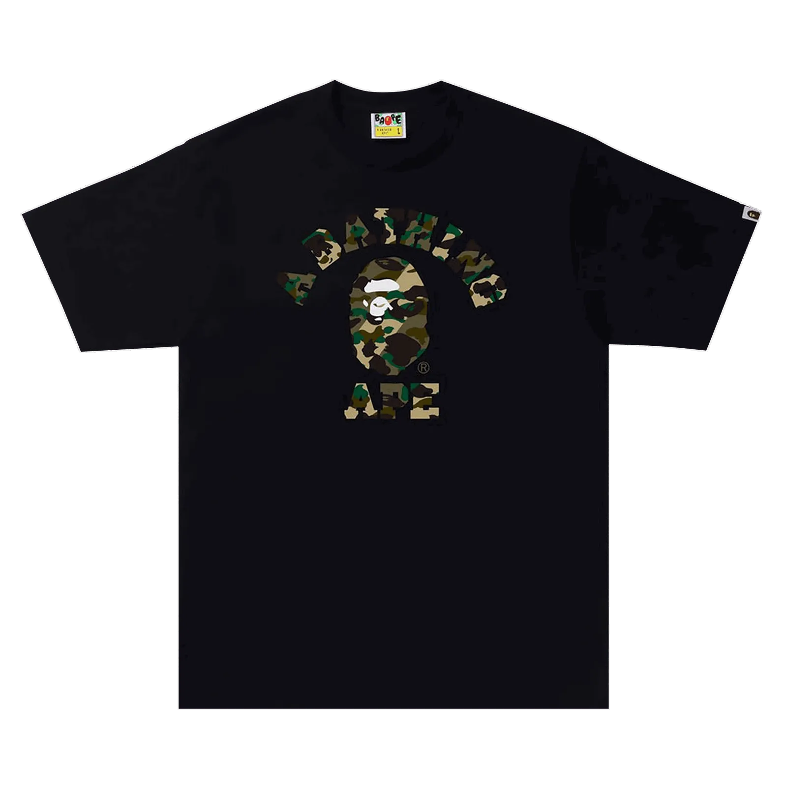 BAPE 1st Camo Crazy College Tee