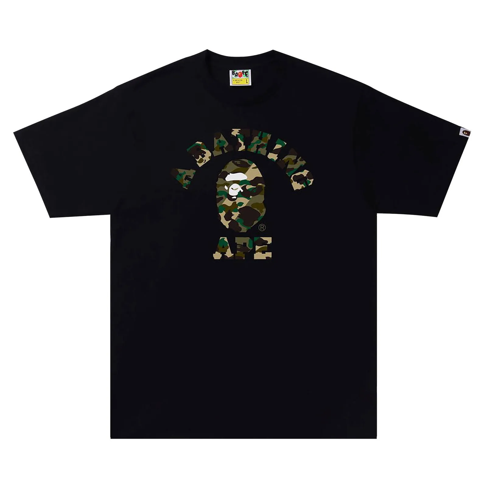 BAPE 1st Camo Crazy College Tee