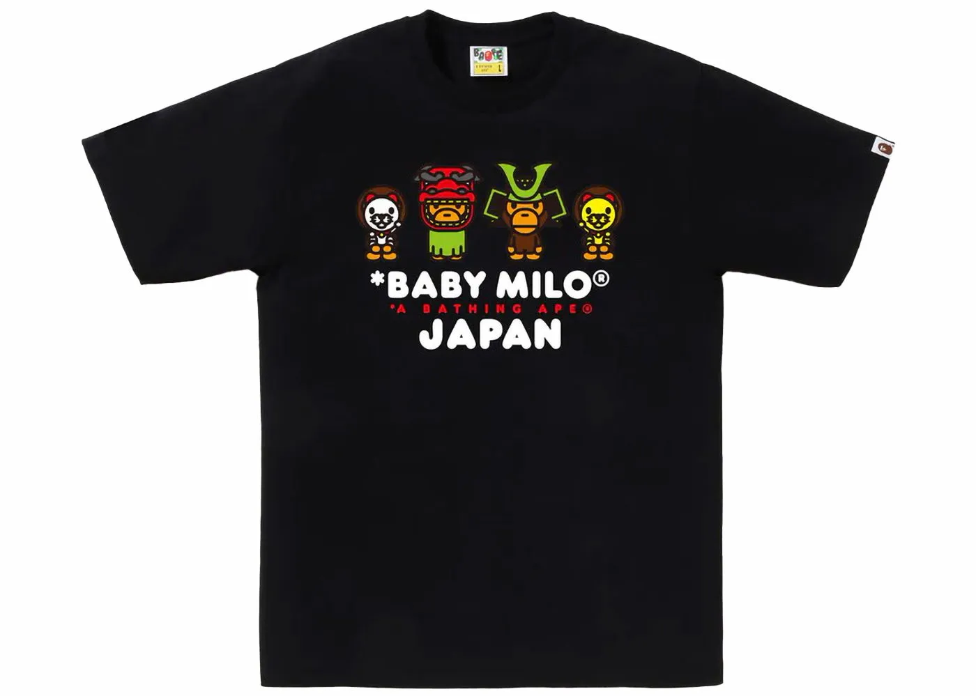 BAPE BAPE Baby Milo Japan Tee Black
