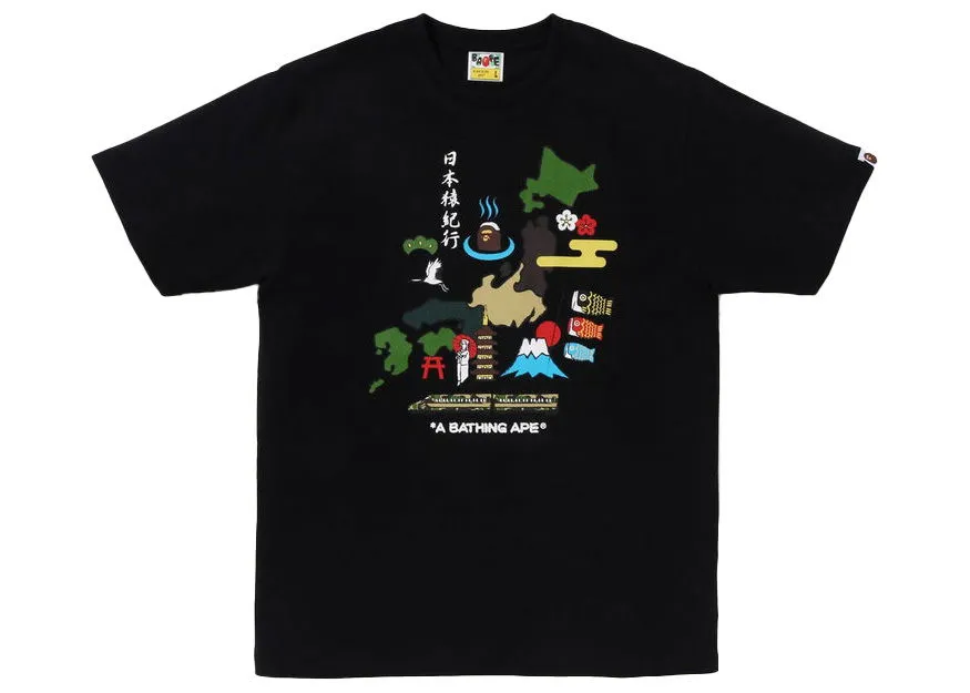 BAPE BAPE Japan Culture Tee Black