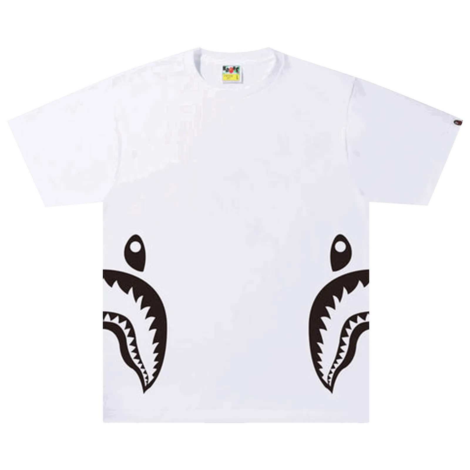 BAPE Bicolor Side Shark Tee