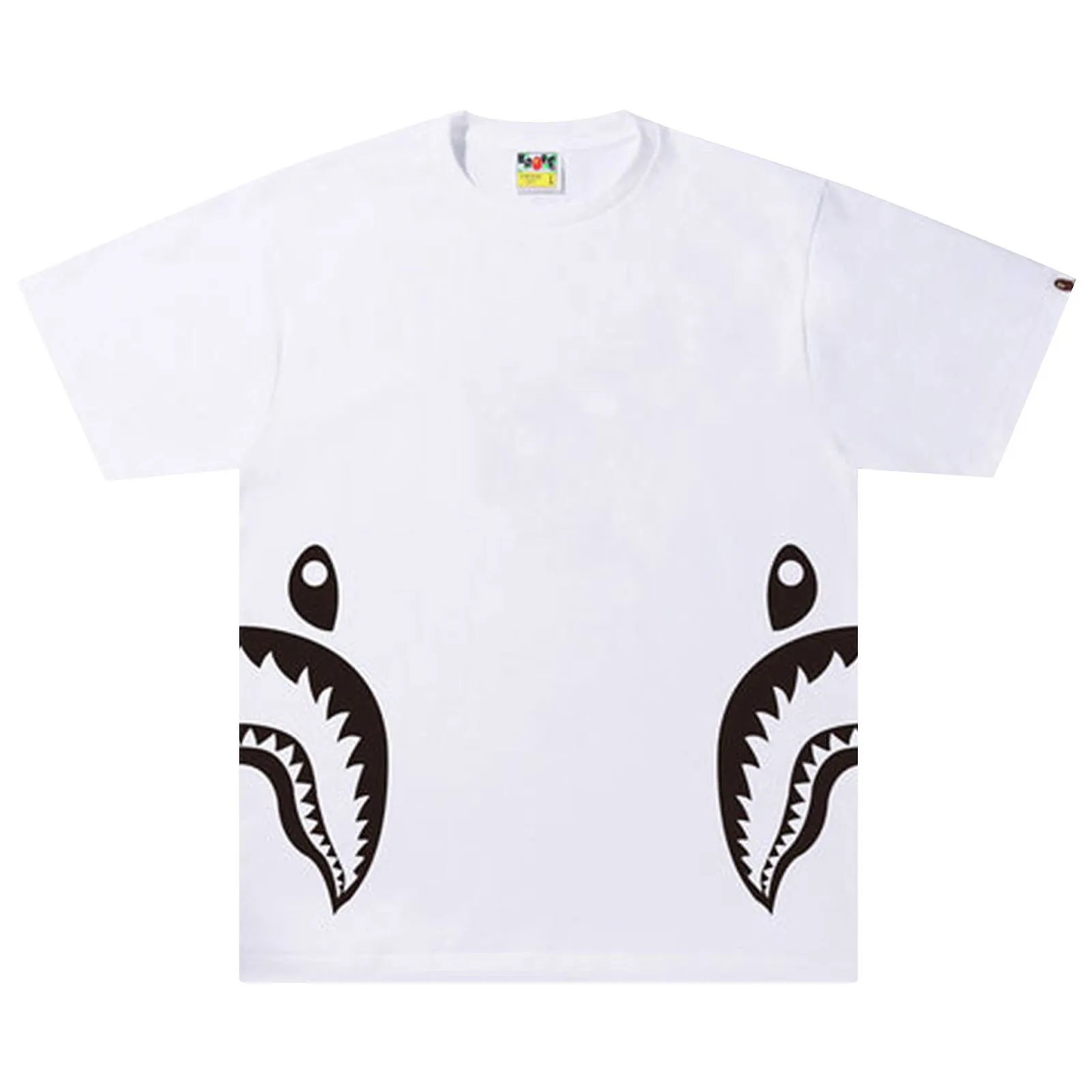 BAPE Bicolor Side Shark Tee