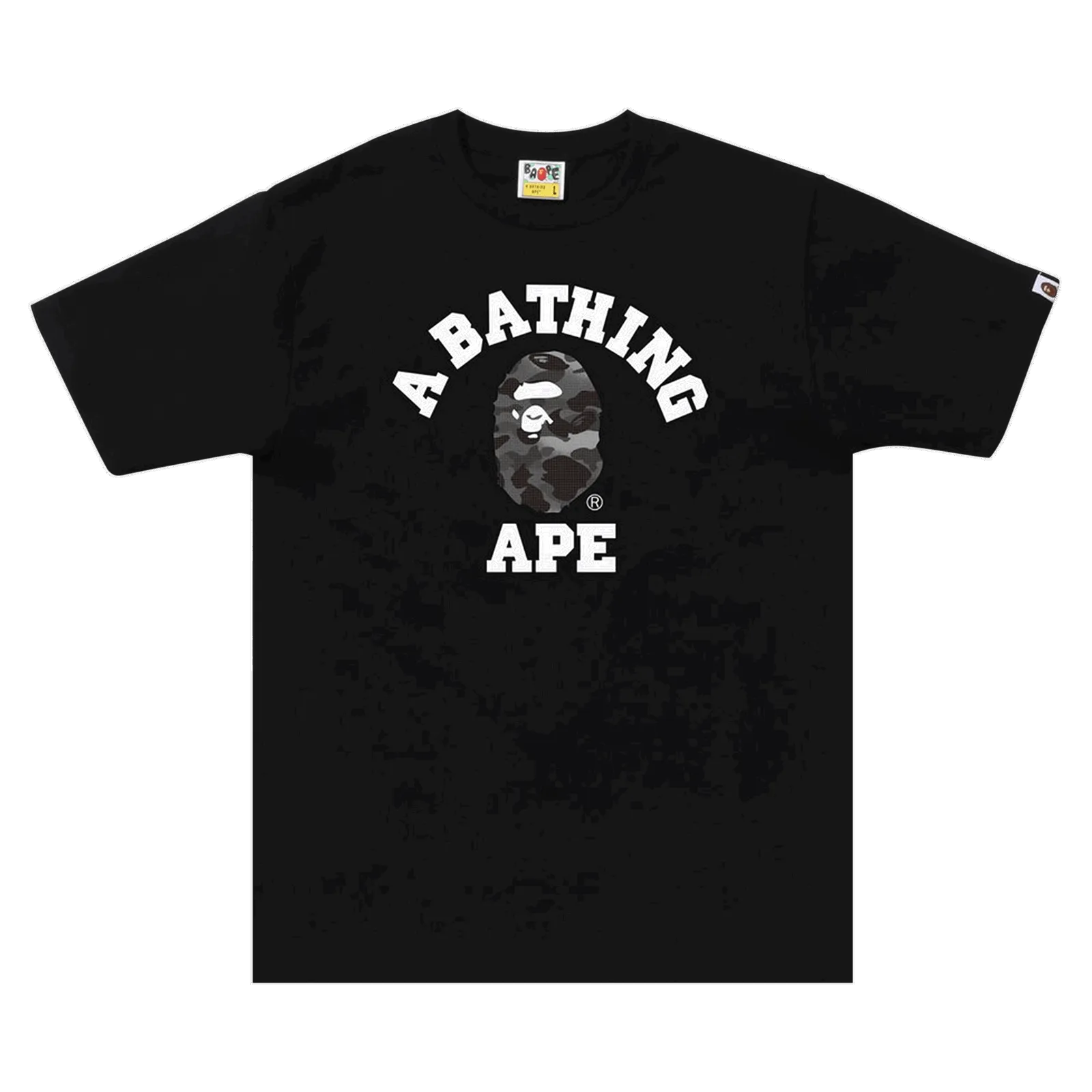 BAPE Grid Camo College Tee