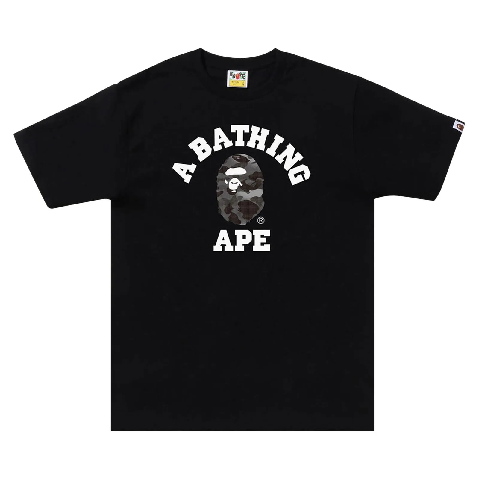 BAPE Grid Camo College Tee