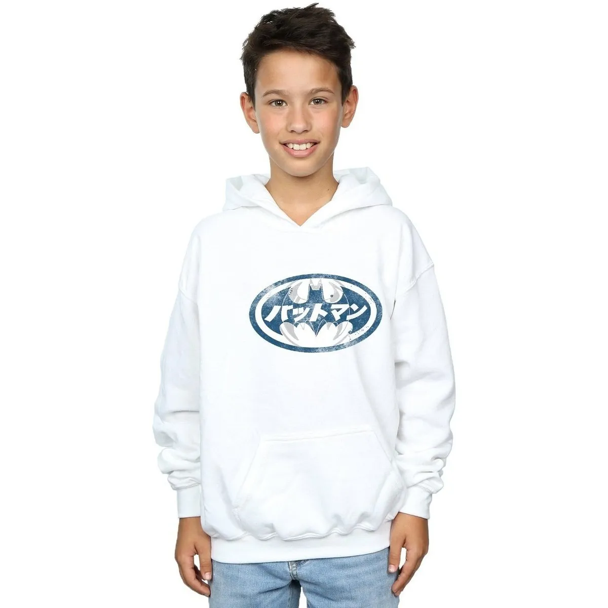 Batman Japanese Logo White