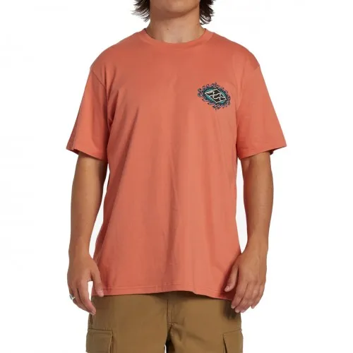 Billabong Crayon Wave Tee Coral