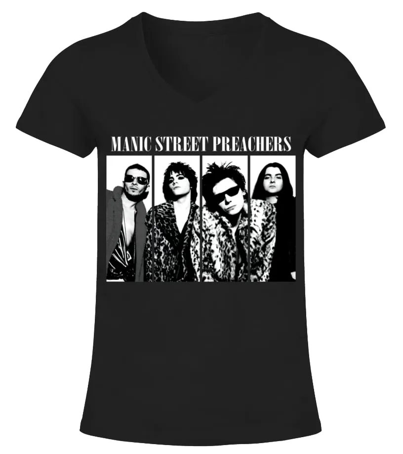 BK. Manic Street Preachers (1) Camiseta cuello pico Mujer