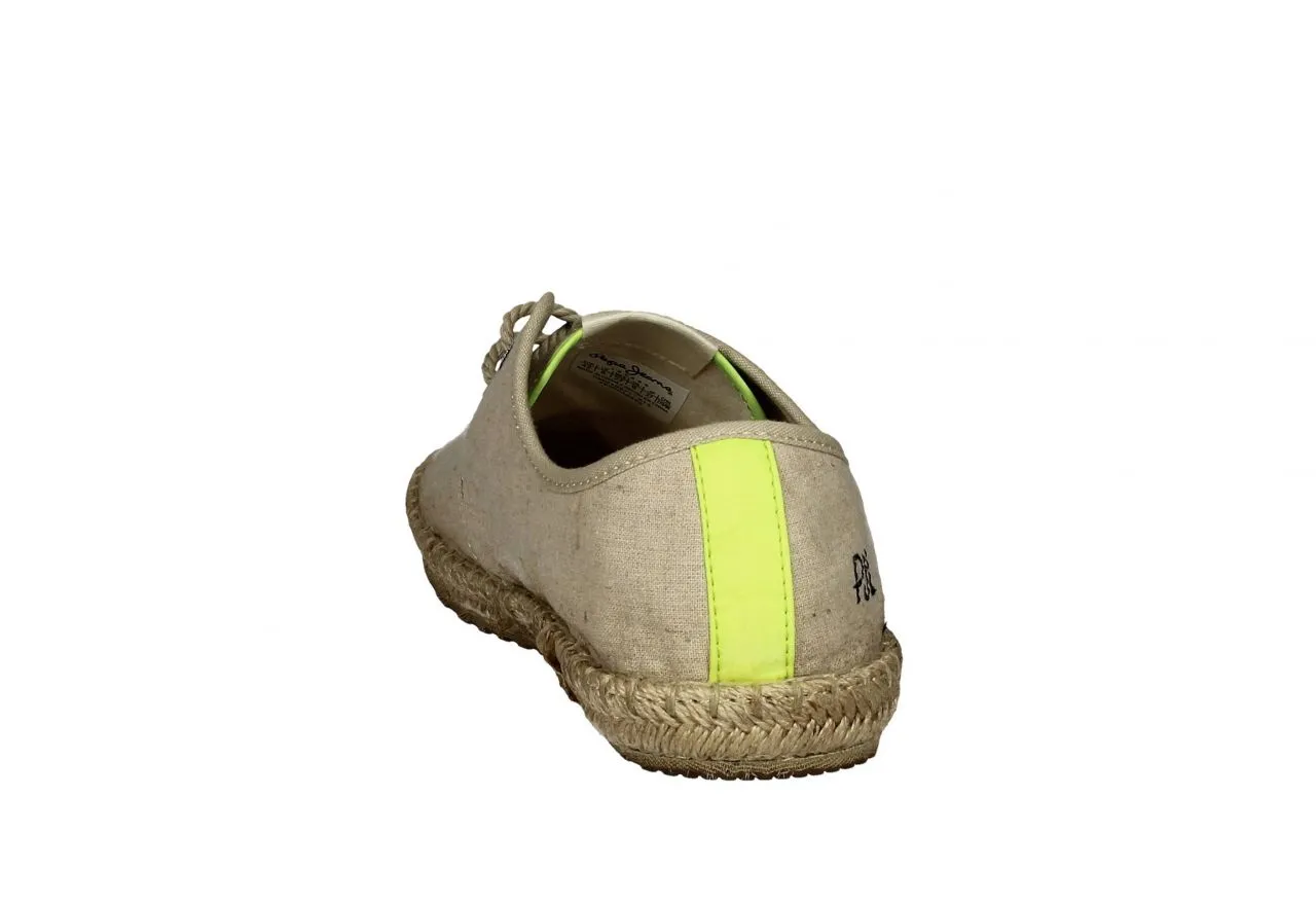 Blucher Lona Beig Banda Esparto Talon Pistacho