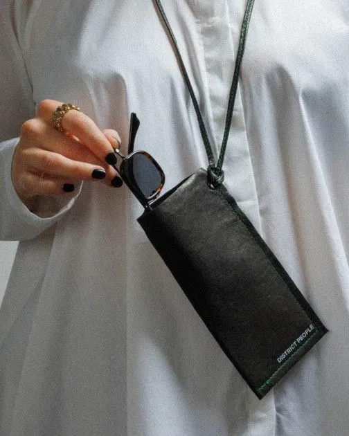 Bolsa de gafas de sol District people Porta Occhial Negro