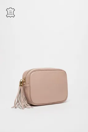 Bolso Bandolera Aries De Piel Rosa