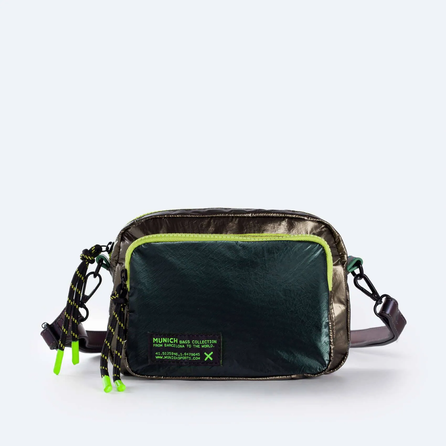Bolso bandolera Munich Deep Kaki