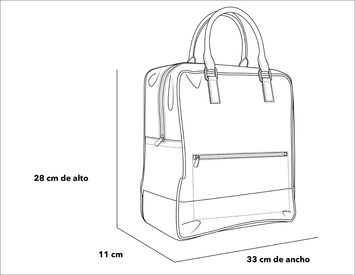 Bolso bowling de nylon color beige para mujer